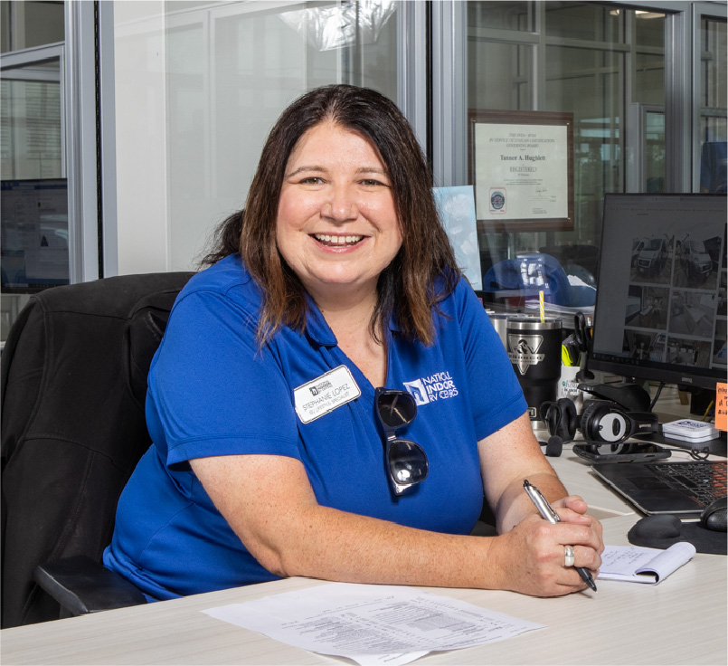 NIRVC Employee smiling